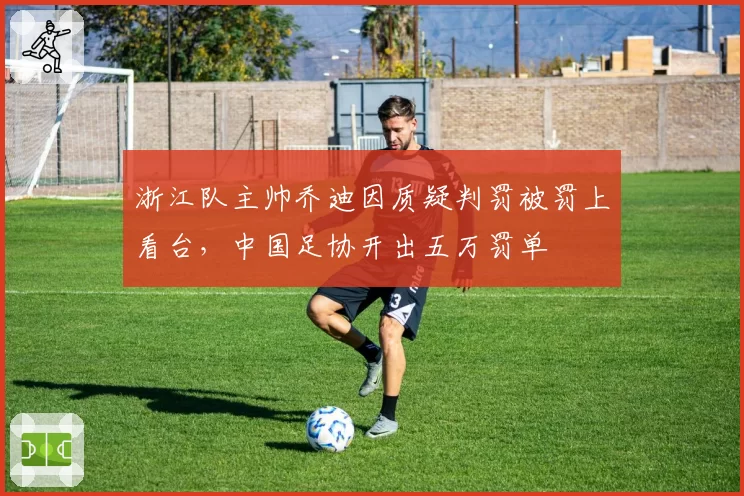 浙江队主帅乔迪因质疑判罚被罚上看台，中国足协开出五万罚单